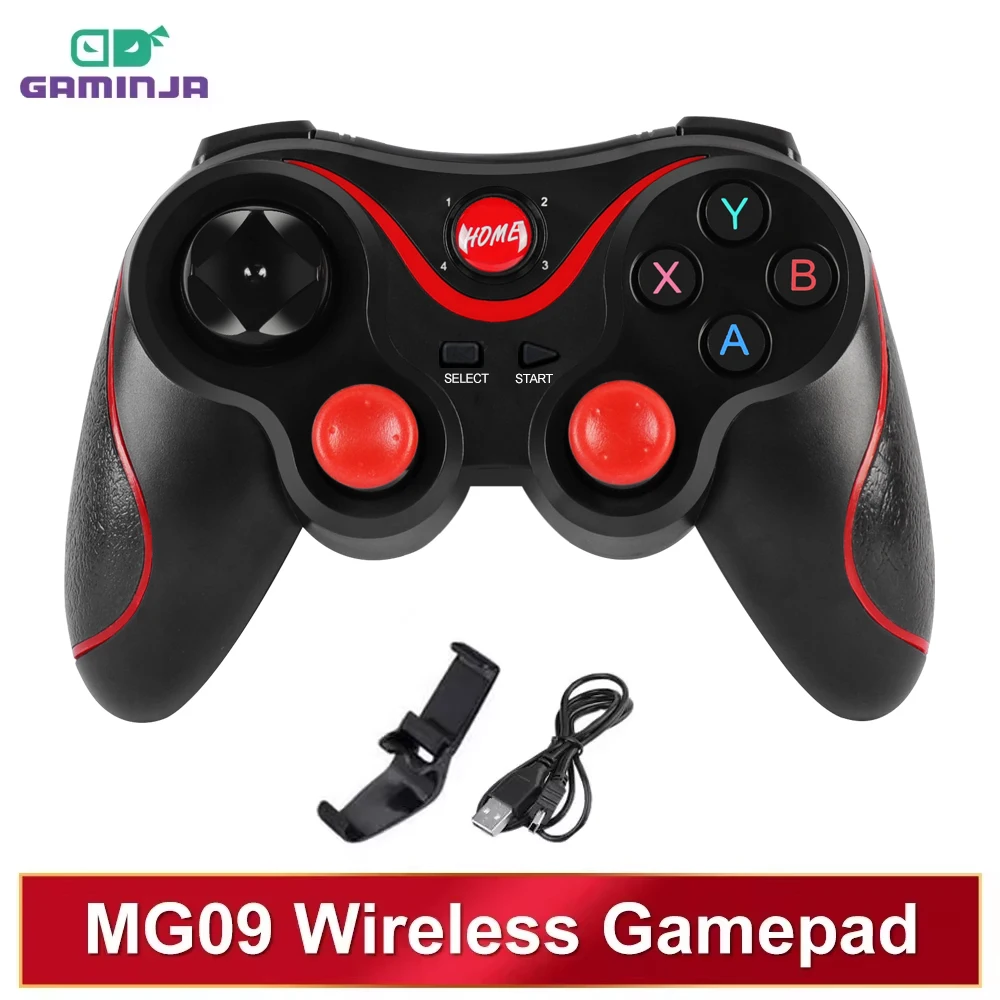 Android Tablet Gaming Accessories - GAMINJA ไร้สายบลูทูธ Gamepad PC Game Controller