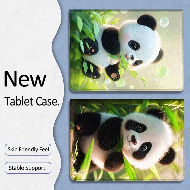 Samsung Tablet S11 Accessories - แพนด้า แบมบู อาร์ต การ์ตูนน่ารักของขวัญสำหรับซัมซุง กาแลคซี่ แท็บ