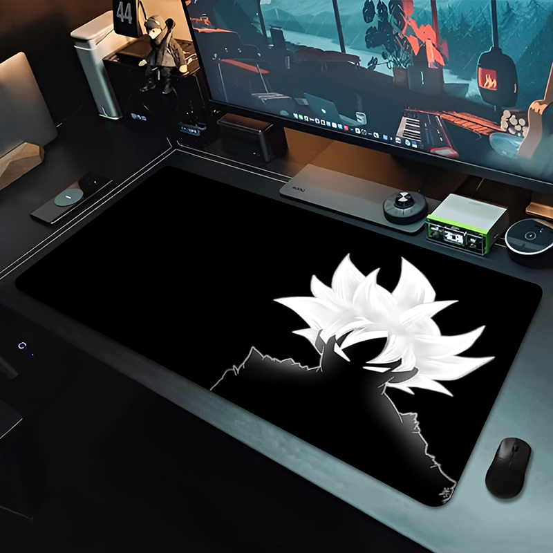 Rugged Tablet Accessories - แผ่นรองเมาส์อนิเมะ DBZ สีดำ ลายดราก้อนบอล ขนาดใหญ่ สำหรับคอมพิวเตอร์
