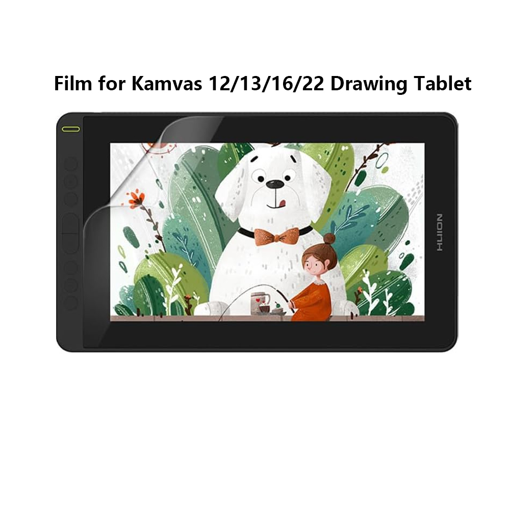 Huion Tablet Accessories - ป้องกันฟิล์มสําหรับ Huion แท็บเล็ตกราฟิก kamvas 12/13/kamvas 16/22