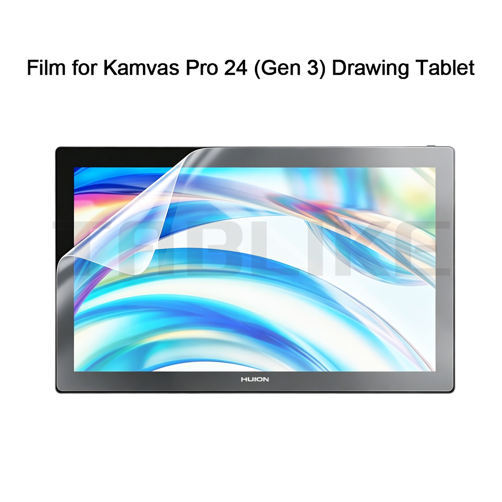 Huion Tablet Accessories - ฟิล์มป้องกันแบบคล้ายกระดาษ ใช้ได้กับแท็บเล็ตกราฟิก huion Kamvas Pro 24(Gen