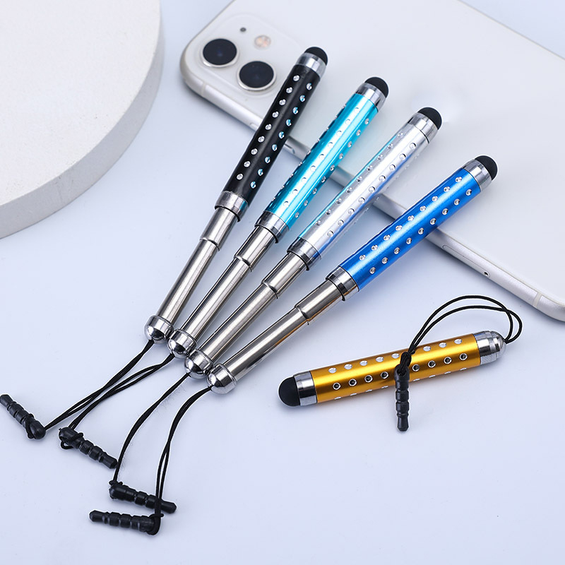 Tablet Pencil Accessories - ปากกาสไตลัสแบบมืออาชีพ อุปกรณ์เสริมหน้าจอสัมผัสโทรศัพท์มือถืออเนกประสงค์ ด้ามโลหะ แบบคาปาซิทีฟ ใช้ได้กับแท็บเล็ต ไอโฟน