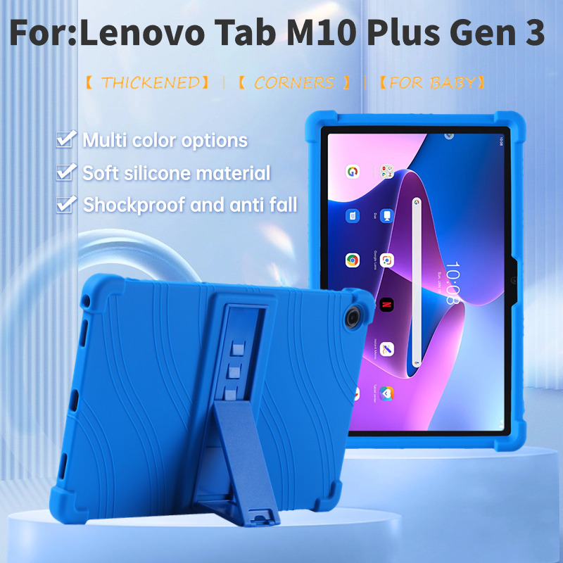 Tablet Accessories Lenovo - ซิลิโคนสําหรับ Lenovo Tab M10 Plus Gen