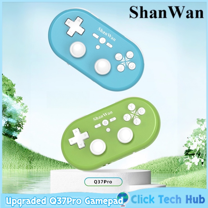 Android Tablet Gaming Accessories - คอนโทรลเลอร์เกมพกพา Shanwan Q37pro Mini รุ่นอัปเกรด แบบไร้สาย
