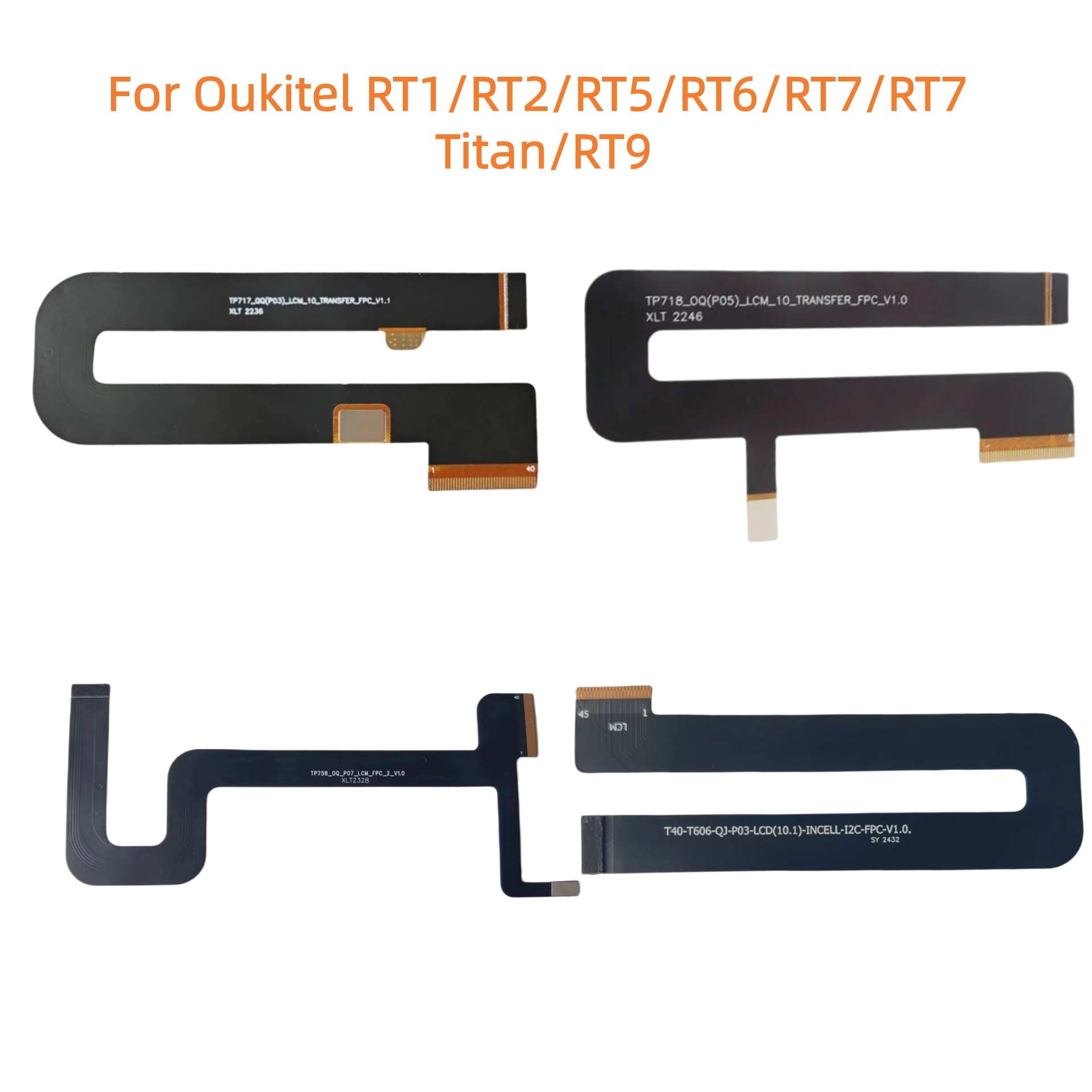 Oukitel Tablet Accessories - สายแพร FPC สำหรับเมนบอร์ดแท็บเล็ต Oukitel RT1 RT2