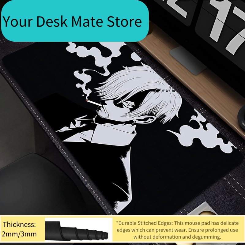 Tablet Accessories For Gaming - แผ่นรองเมาส์วันพีซ ซันจิ อุปกรณ์เสริมสำหรับเล่นเกม Gabinete Gamer xxl