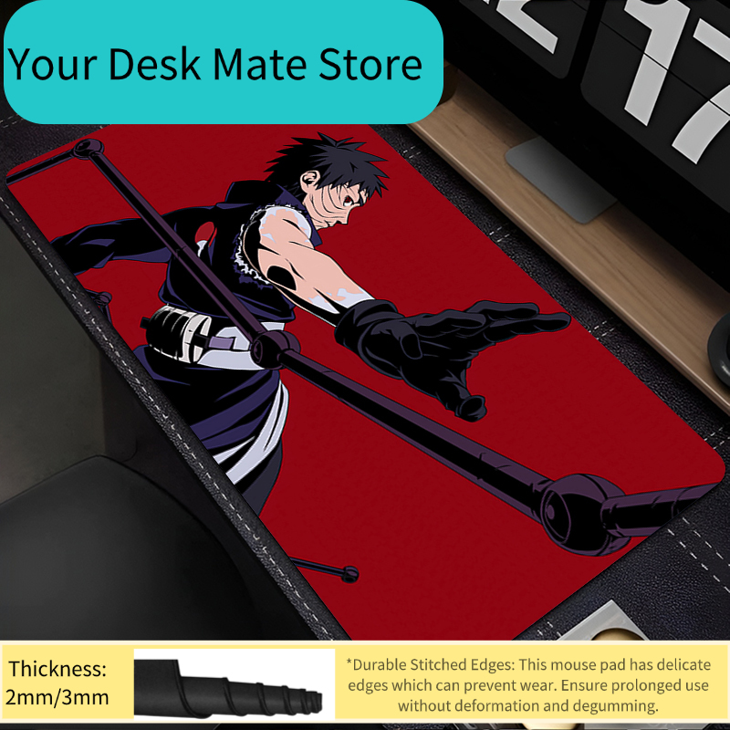 Tablet Accessories For Gaming - 90x40 ซม.แผ่นรองเมาส์อะนิเมะนารูโตะ โอบิโตะ อุจิวะเกมเมอร์คอมพิวเตอร์ xxl แผ่นรองเมาส์อุปกรณ์เสริมสำหรับเล่นเกมแท็บเล็ต