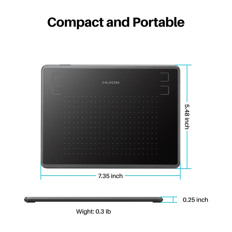 HUION H430P แท็บเล็ตดิจิตอล Mi - Huion Tablet Accessories บทวิจารณ์และราคา