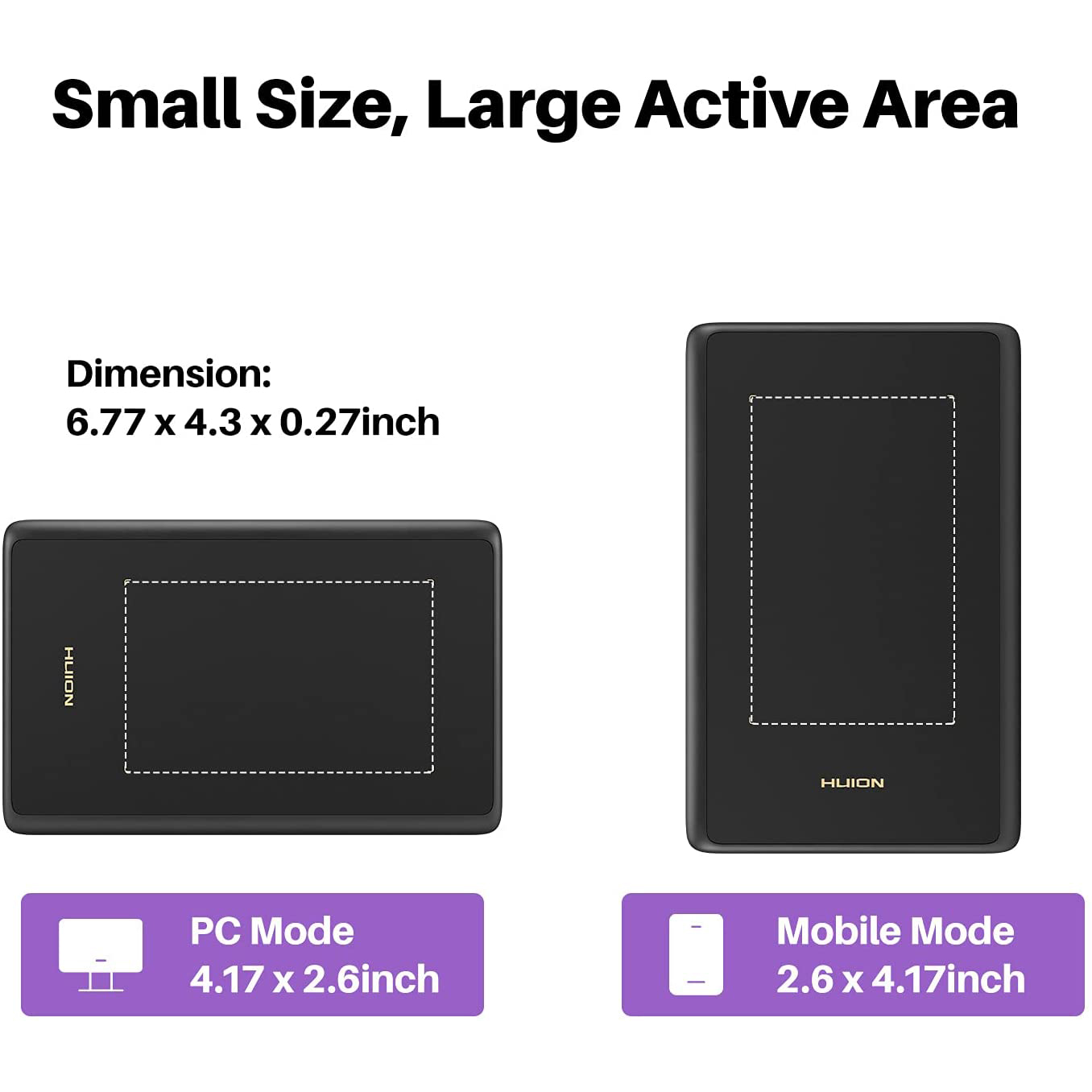 HUION แท็บเล็ตกราฟิก H420X ขนา - Huion Tablet Accessories บทวิจารณ์และราคา