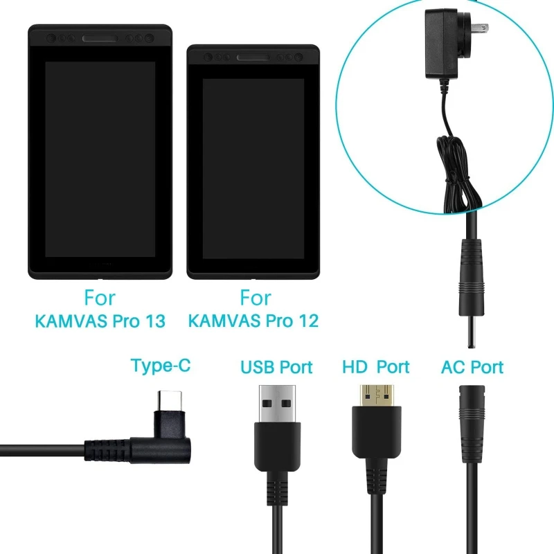 สายเคเบิล 3 IN 1 CB01 เฉพาะรุ่ - Huion Tablet Accessories บทวิจารณ์และราคา