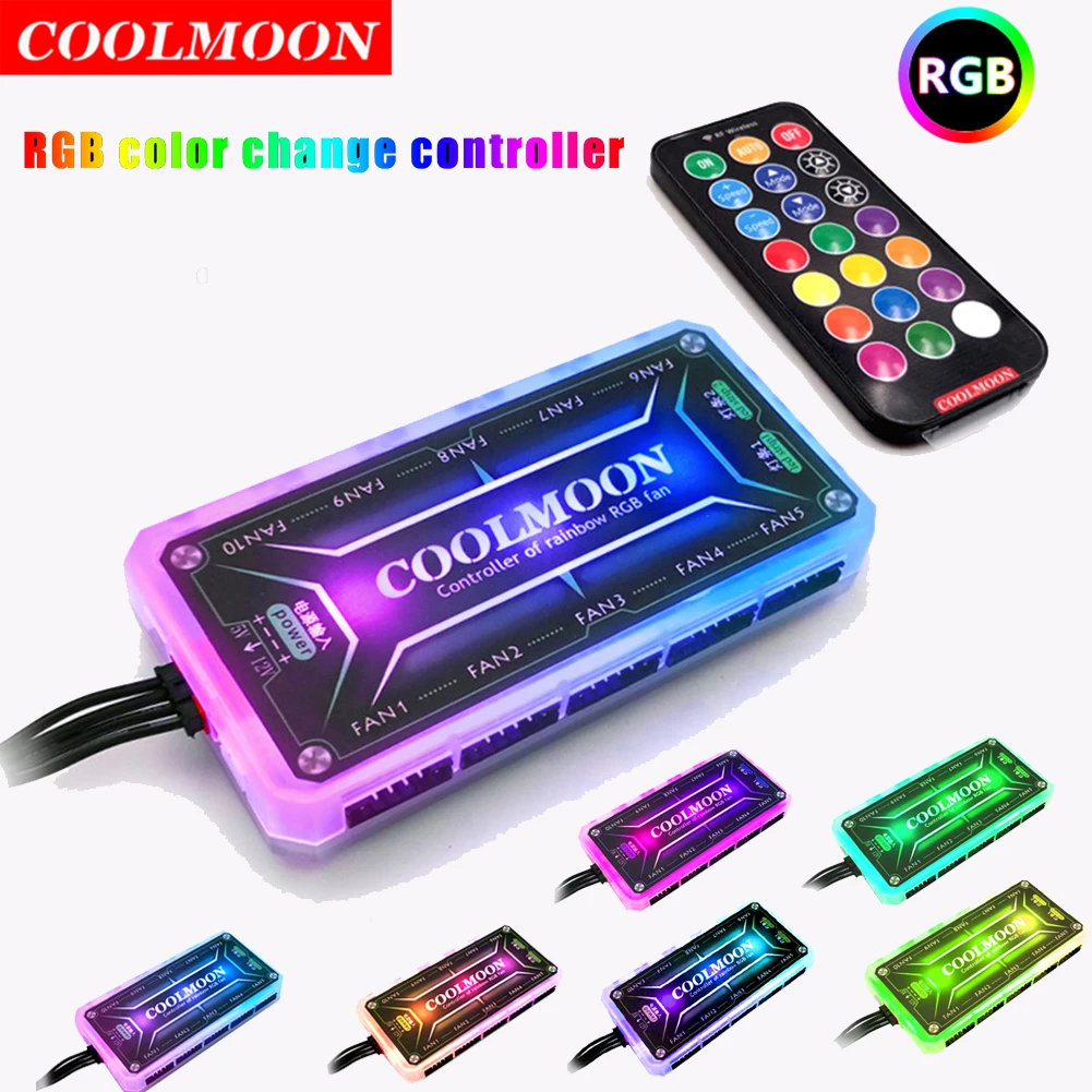 Coolmoon ตัวควบคุม ARGB 12v พั - Tablet With All Accessories บทวิจารณ์และราคา