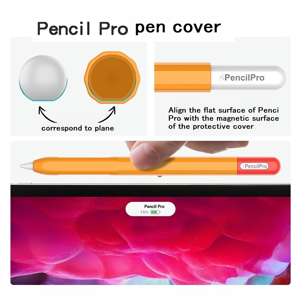 เคสซิลิโคนสำหรับแอปเปิ้ลเพนซิล - Tablet Pencil Accessories บทวิจารณ์และราคา