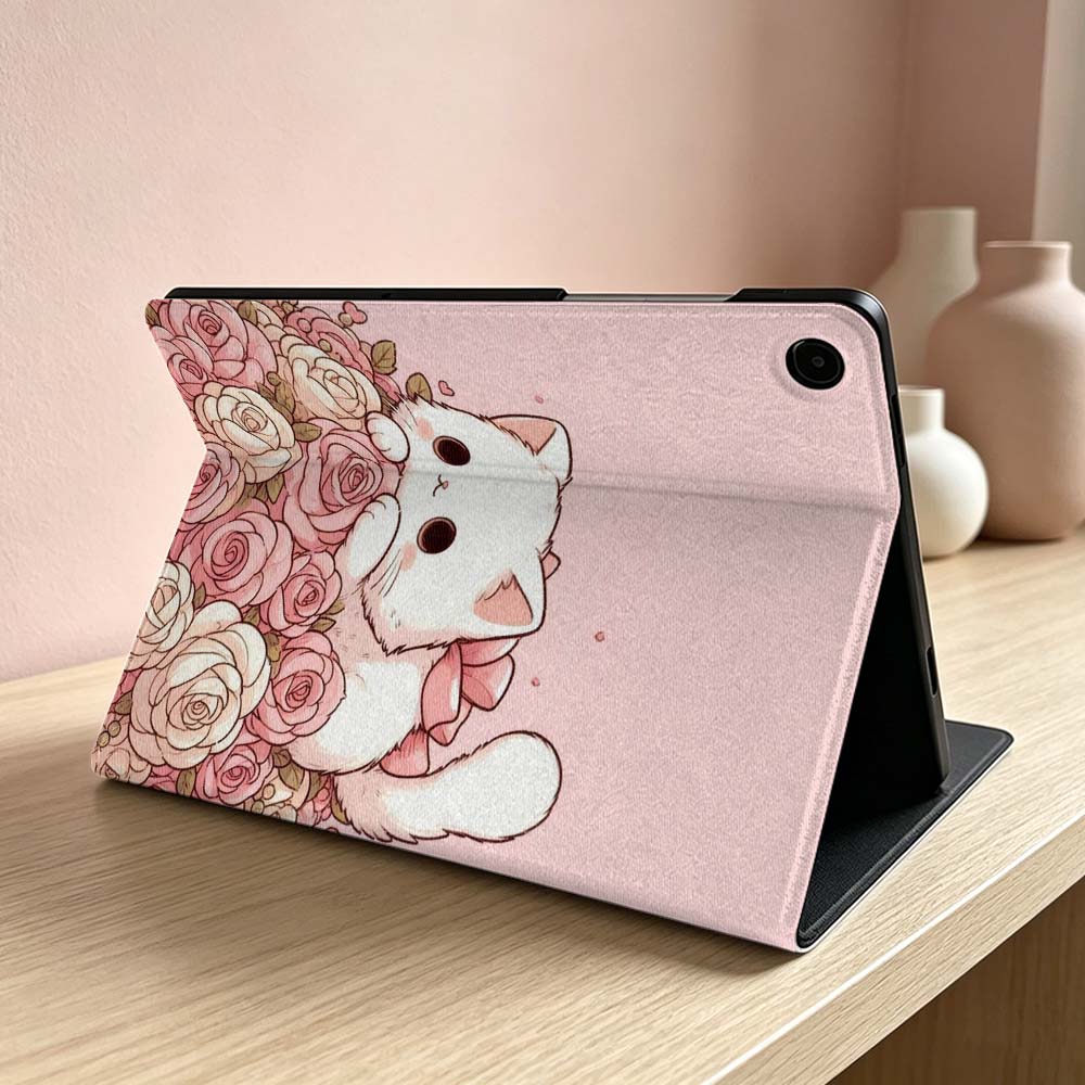 เคสแท็บเล็ตลายแมวสีชมพู น่ารัก - Samsung Tablet S11 Accessories บทวิจารณ์และราคา