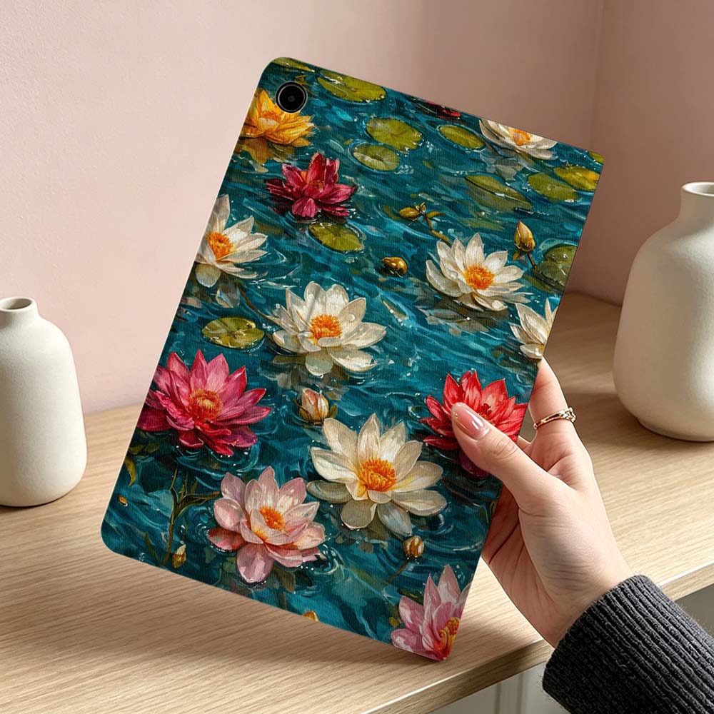 เคสแท็บเล็ตลายดอกบัวนุ่มนวลสำห - Samsung Tablet S11 Accessories บทวิจารณ์และราคา