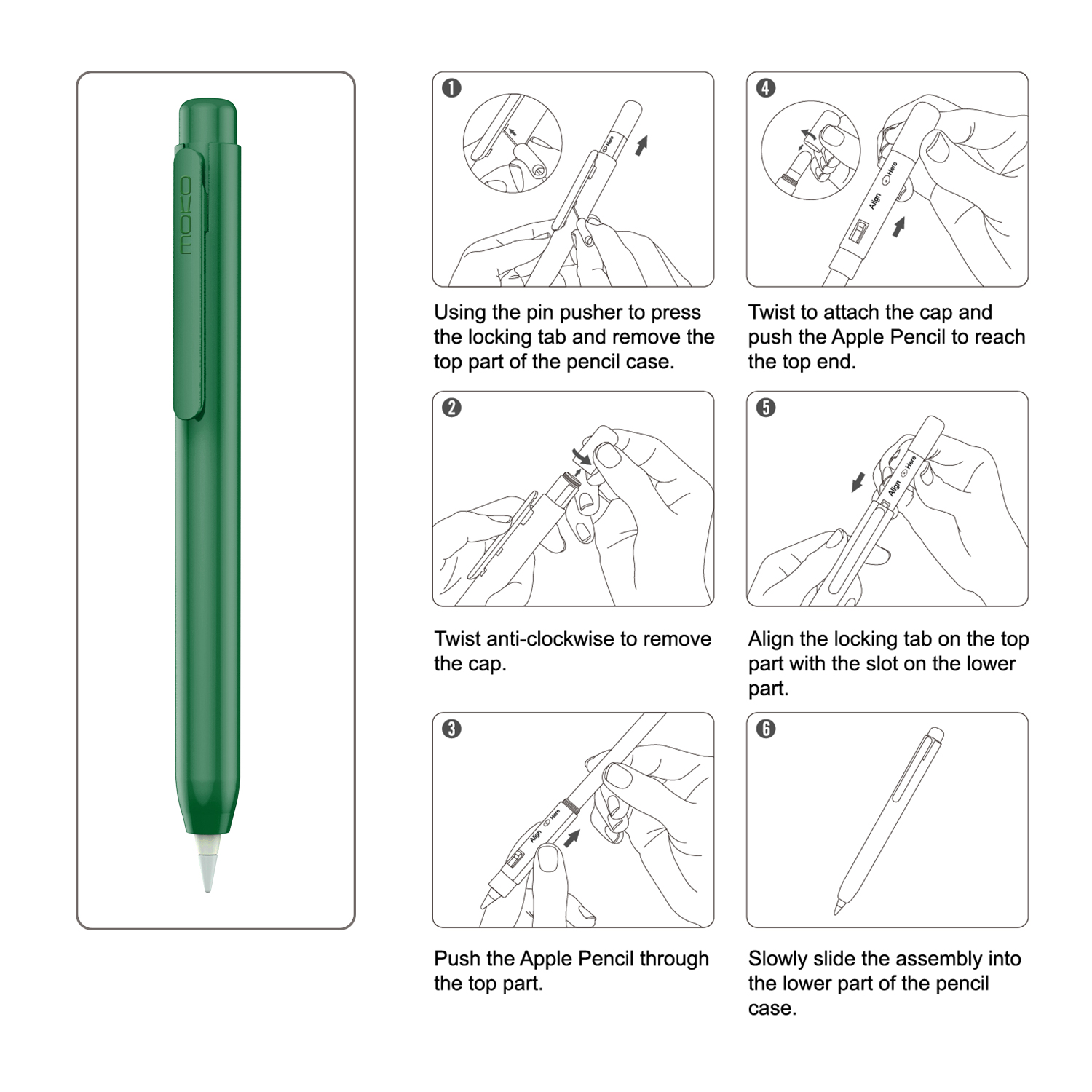 เคสใส่สําหรับ Apple Pencil 1st - Tablet Pencil Accessories บทวิจารณ์และราคา