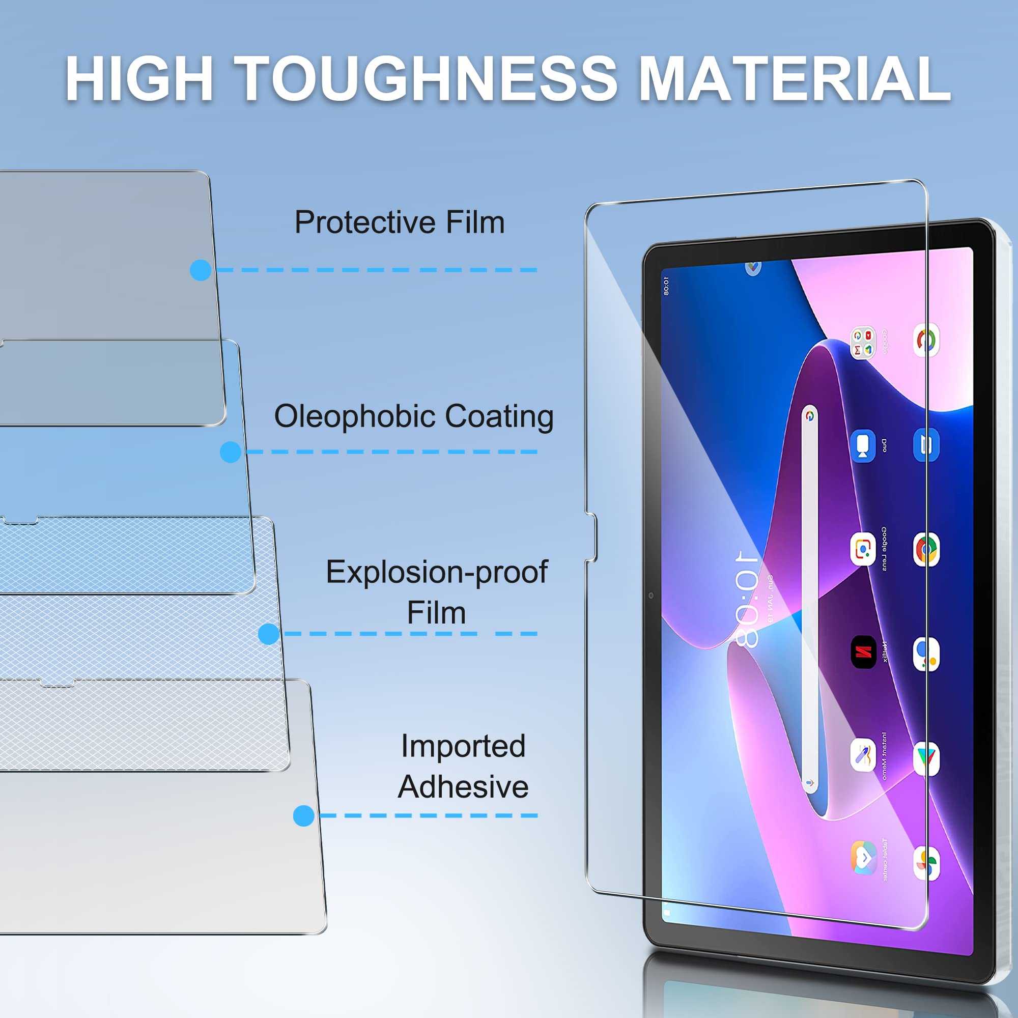2 ชิ้นกระจกนิรภัยฟิล์มสําหรับ  - Oukitel Tablet Accessories บทวิจารณ์และราคา