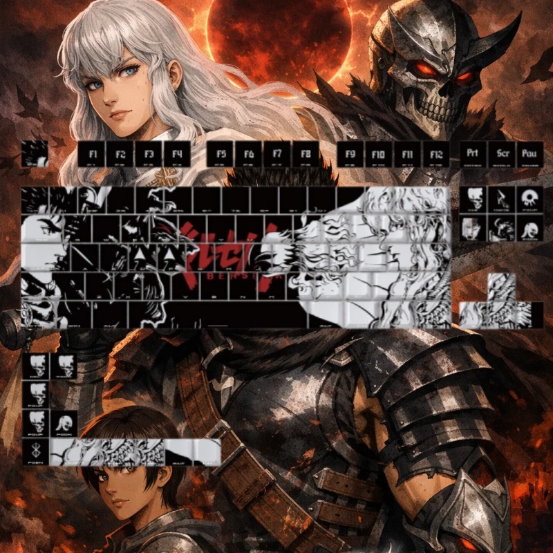 ธีม BERSERK อะนิเมะคีย์แคป 98  - Tablet Accessories For Gaming บทวิจารณ์และราคา