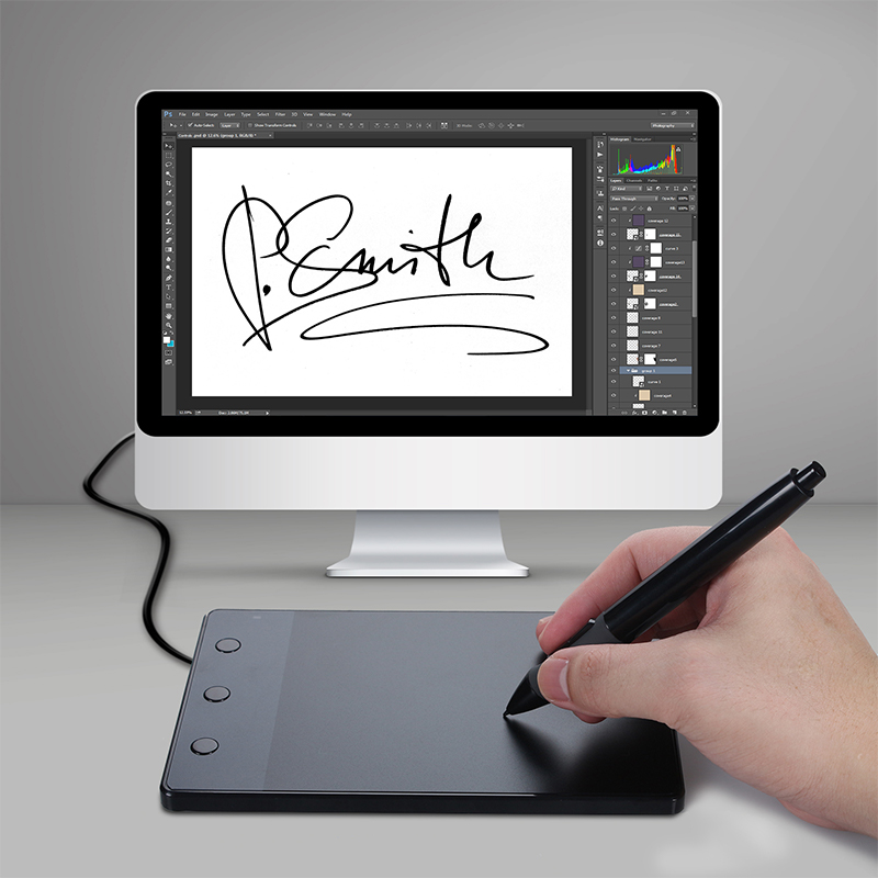 ใหม่ HUION H420กราฟิกแท็บเล็ต4 - Huion Tablet Accessories บทวิจารณ์และราคา
